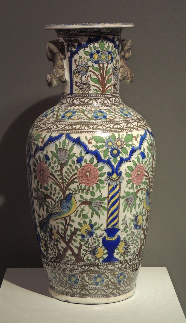 Large Qajar period vase