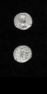 Silver Denarius of Geta Struck While Caesar