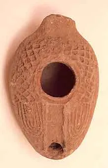 Islamic Terracotta Oil Lamp
