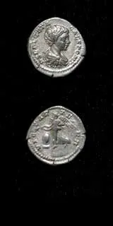 Silver Denarius of Geta Struck While Caesar