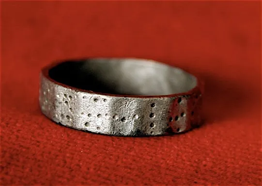 Pierced Silver Ring