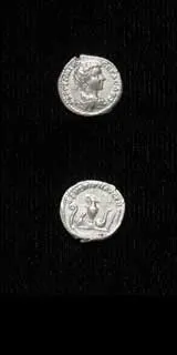 Silver Denarius of Geta Struck While Caesar