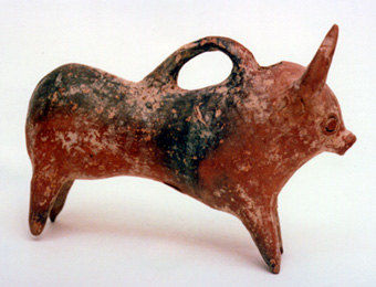 Late Bronze Age Cypriot Sculpture of a Bull