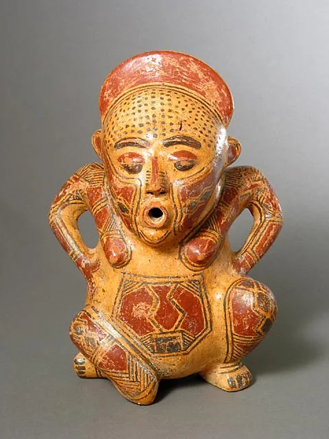 Guanacaste-Nicoya Sculpture of a Kneeling Woman