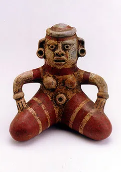 Terracotta Seated Female