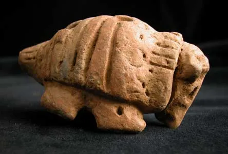 Mayan Armadillo Effigy Whistle