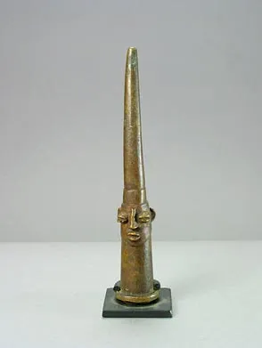 Yoruba Bronze Diviners Rod