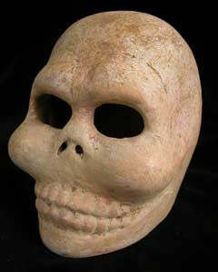 Mayan Sculpture of a Skull