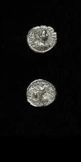 Silver Denarius of Geta Struck While Caesar