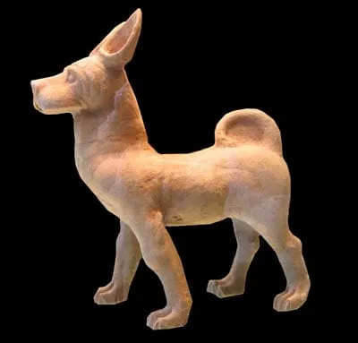 Han Terracotta Sculpture of a Dog