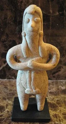 Tuxcacuesco-Ortices Style Colima Terracotta Sculpture of a Standing Man