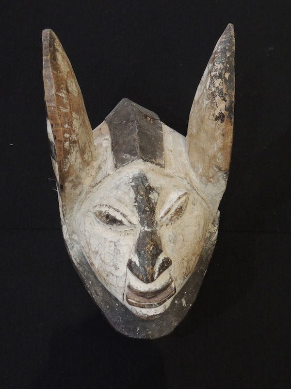 Polychrome Yoruba Gelede Mask