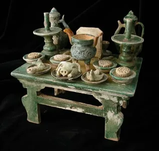 Ming Glazed Terracotta Offering Table