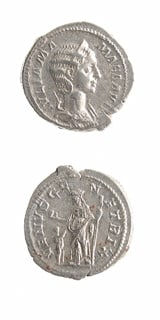 Silver Denarius of Julia Mamaea