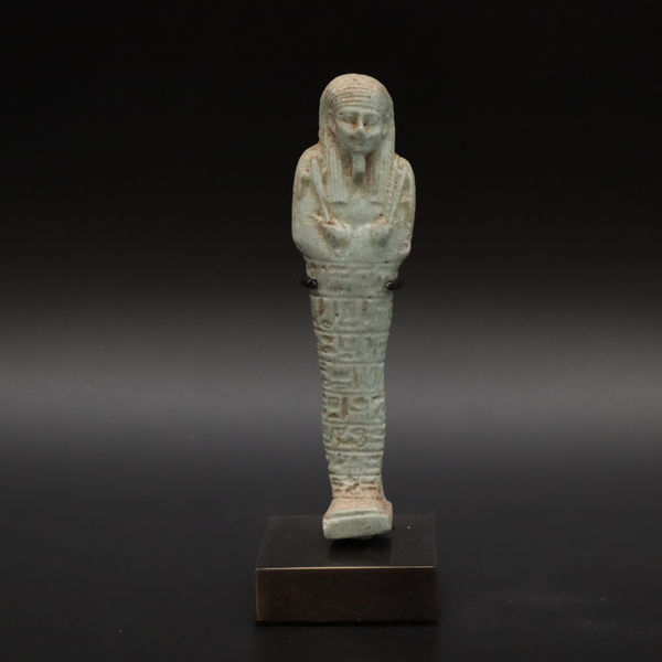 Egyptian Faience Ushabti of the 26th Dynasty