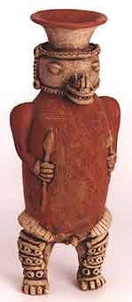 Vessel in the Form of a Saurian Deity