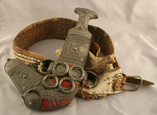 Yemenite Jambiya Dagger with Filigree and Granulation