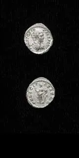 Silver Denarius of Geta Struck While Caesar