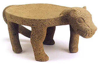 Stone Jaguar Metate