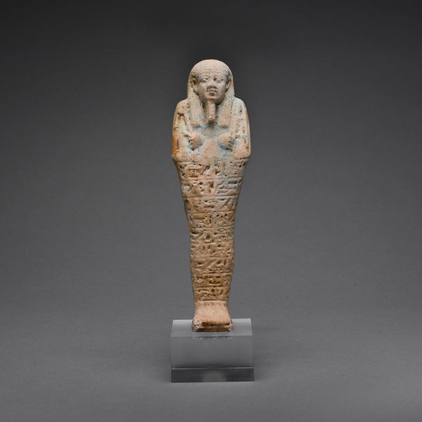 Faience Ushabti of the 26th Dynasty