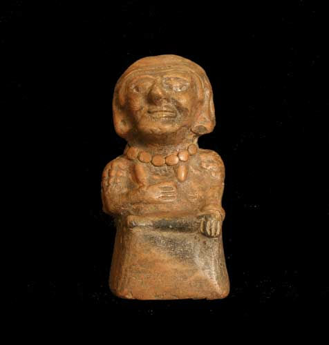 Mayan Terracotta Sculpture of a Woman