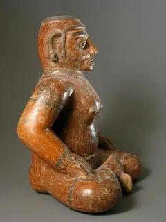 Terracotta Seated Male figure