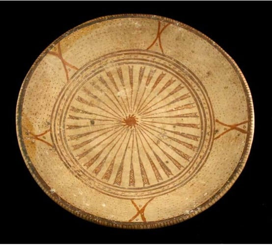 Nayarit Terracotta Bowl with Polychrome Designs