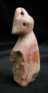 Bird Effigy Votive Seal with an Intaglio