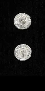 Silver Denarius of Geta Struck While Caesar