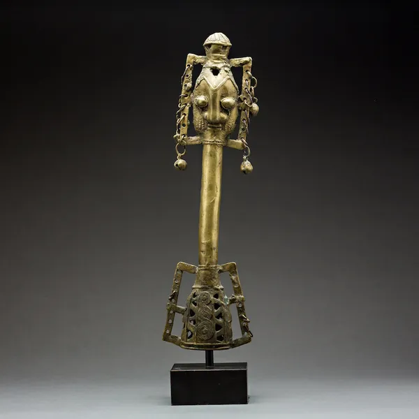 Yoruba Bronze Osugbo Staff