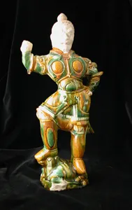 Tang Sancai-Glazed Lokapala