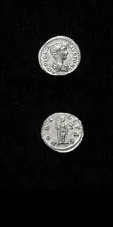 Silver Denarius of Geta Struck While Caesar