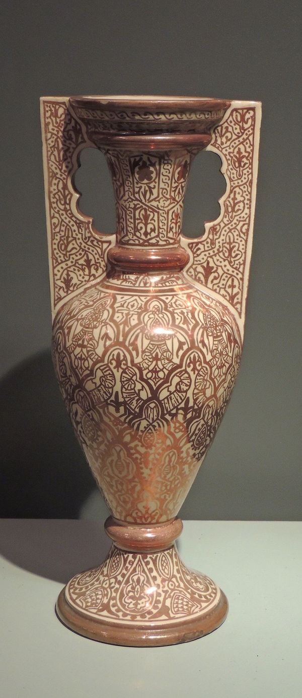 Hispano-Moresque amphora-type vase