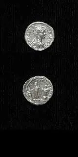 Silver Denarius of Geta Struck While Caesar