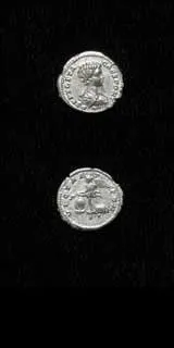 Silver Denarius of Geta Struck While Caesar