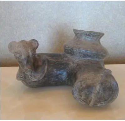 Jalisco Vessel in the Form of a Reclining Dog