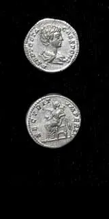 Silver Denarius of Geta Struck While Caesar