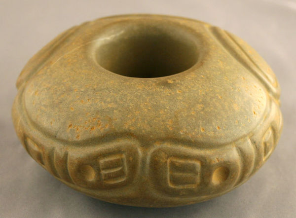 Mayan Stone Mace Head Depicting a Jaguar