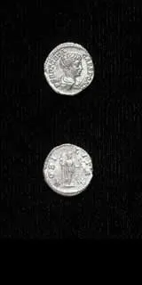 Silver Denarius of Geta Struck While Caesar