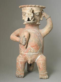 Vessel in the Form of a Saurian Deity