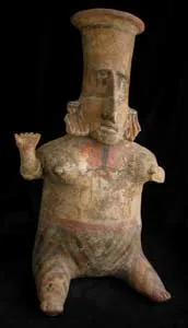 San Juanito Style Jalisco Terracotta Sculpture of a Seated Woman