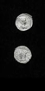 Silver Denarius of Geta Struck While Caesar