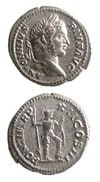 Silver Denarius of Emperor Caracalla