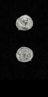 Silver Denarius of Geta Struck While Caesar