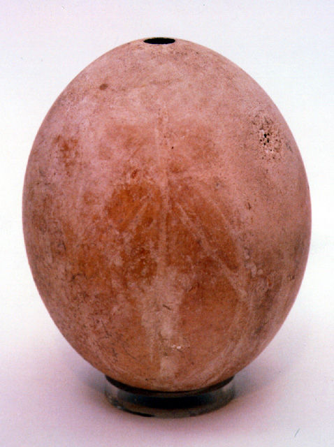 Ostrich Egg Vessel