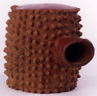Colima Cylindrical Vessel with Spikes