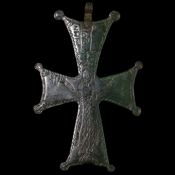 Byzantine Tetragrammatic Cross, depicting Jesus Christ