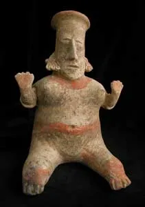 San Juanito Style Jalisco Terracotta Sculpture of a Seated Woman