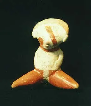 Chinesco Style (Type C) Nayarit Terracotta Seated Figure