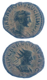 Bronze Antoninianus of Vabalathus, the Roman Duke of Palmyra